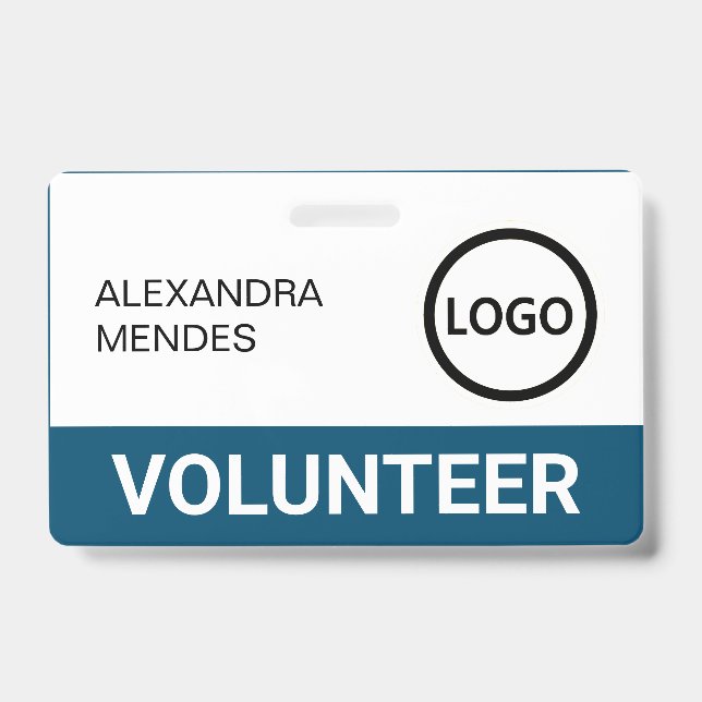 Badge personnalisé pour bénévoles Cordons Équipe d (Avant)