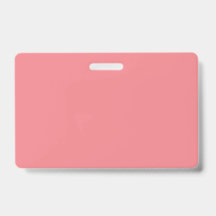 Badge Personnalisé Rose Pâle Luxe