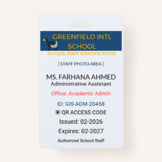 Badge Personnalisé Teacher Badge | Secure