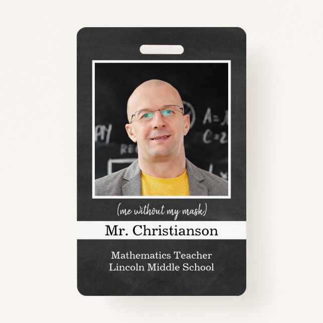 Badge personnaliser sur l'insigne d'identification des e (Devant)