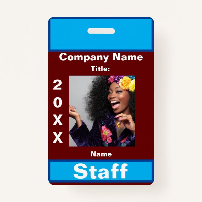 Badge Personnel -1 (Devant)
