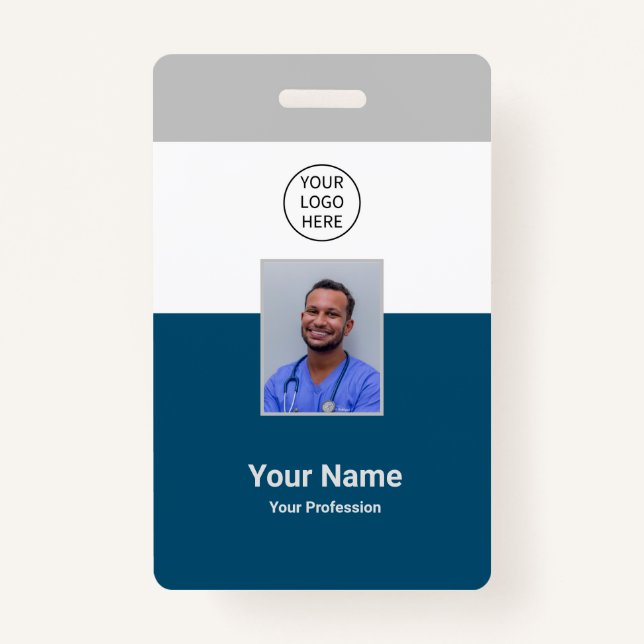 Badge Personnel de l'hôpital moderne (Devant)
