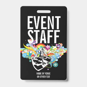 Badge Personnel d'événement Idéal pour les concerts ou a