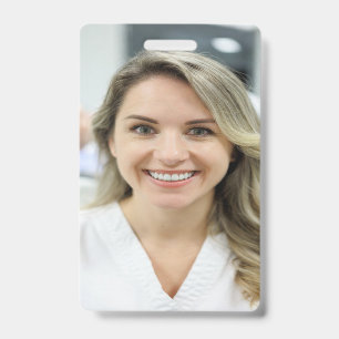 Badge Photo de dentiste personnaliser