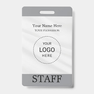 Badge photo d'employé de société personnalisé de s