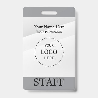 Badge photo d'employé de société personnalisé de s