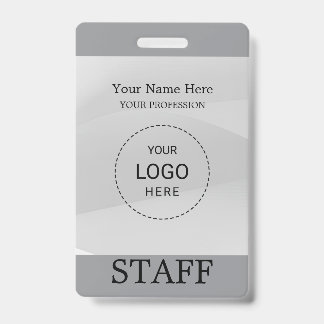 Badge photo d'employé de société personnalisé de s