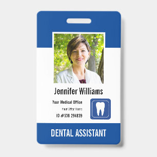 Badge photo d'identité personnalisé pour employé m