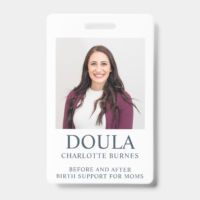 Badge Photo Doula (Avant)