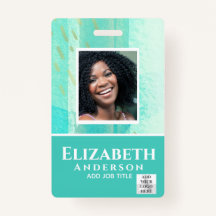 PHOTO-ID Employé VIP PASS Aquarelle Résumé