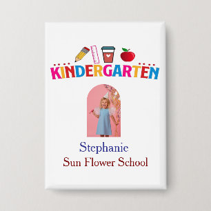 Badge photo Kindy Graduation Bedge personnalisée