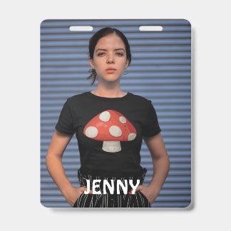BADGE PHOTO NOM PERSONNALISÉ