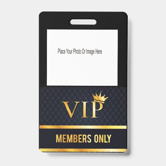 Badge Photo VIP (Front)