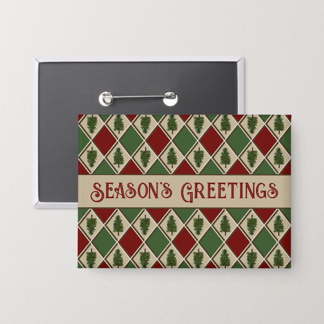 Badge Pins et Bouton Arlequin (Recto/Verso)