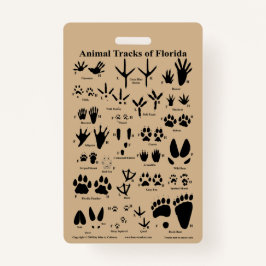 Badge Pistes animales de Floride