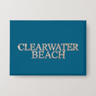 Badge Plage de Clearwater Floride Bouton