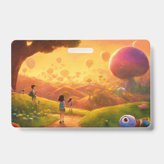 Badge Plaque de dessin Magical Kingdom pour enfants - Im