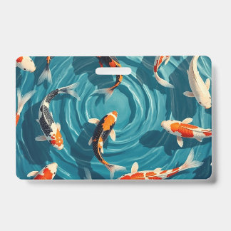 Badge poisson koi