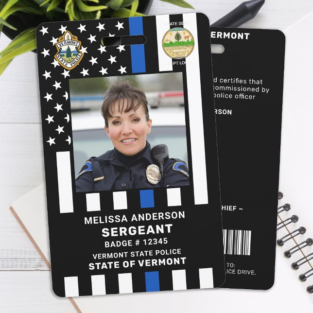 Badge Police Officier Photo Personnalisée Logo Police Ap (Créateur téléchargé)