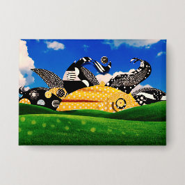 BADGE POLKA DOT SUN !