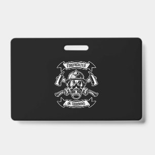 Badge Pompier En Formation Ax Gaz Masques Aspirant