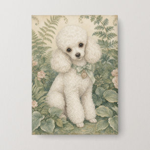 Badge Poodle miniature de grand-mère