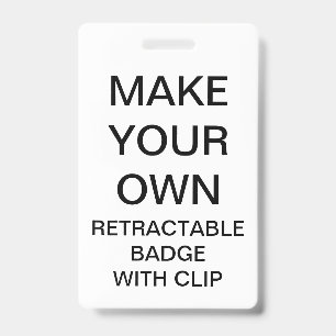 Badge Porte-badge et pince personnalisé RÉTRACTABLE SUR