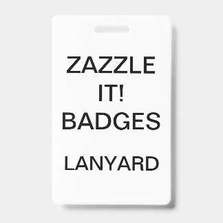 Badge Porte-badge personnalisé sur cordon