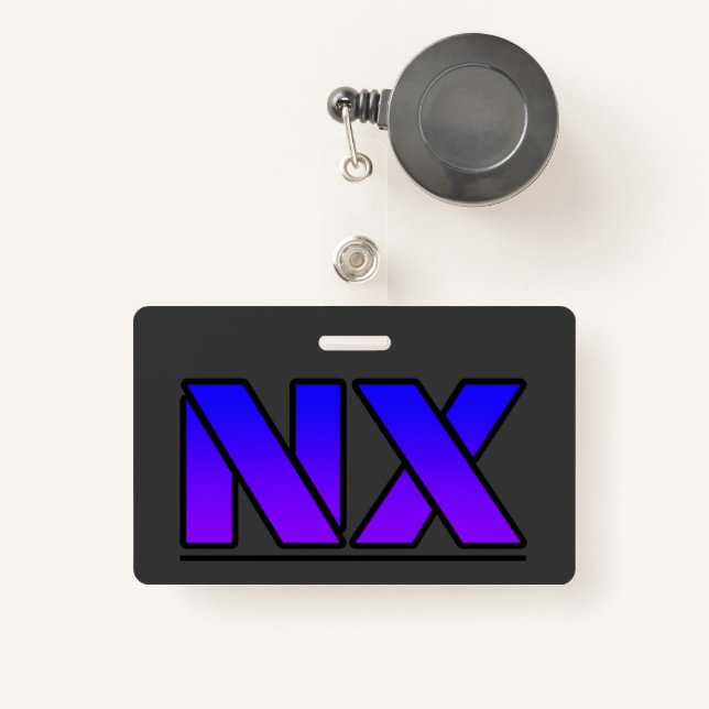 Badge Porte-clés de Novarix (Front with Retractable)