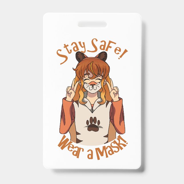 Badge Portez un Masque ! (Front)