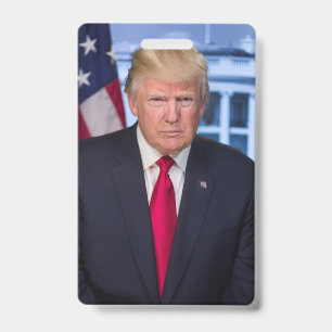 Badge Portrait officiel de Donald Trump