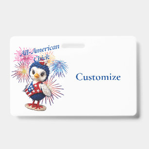 Badge Poulet tout américain Thunder_Cove