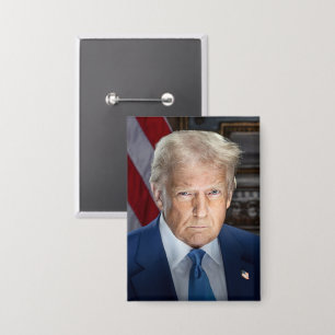 Badge Président américain Donald Trump Photo 2025