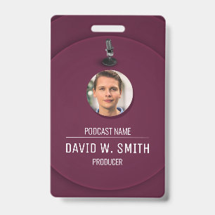 Badge Producteur de podcast/Coach vocal/Acteur vocal