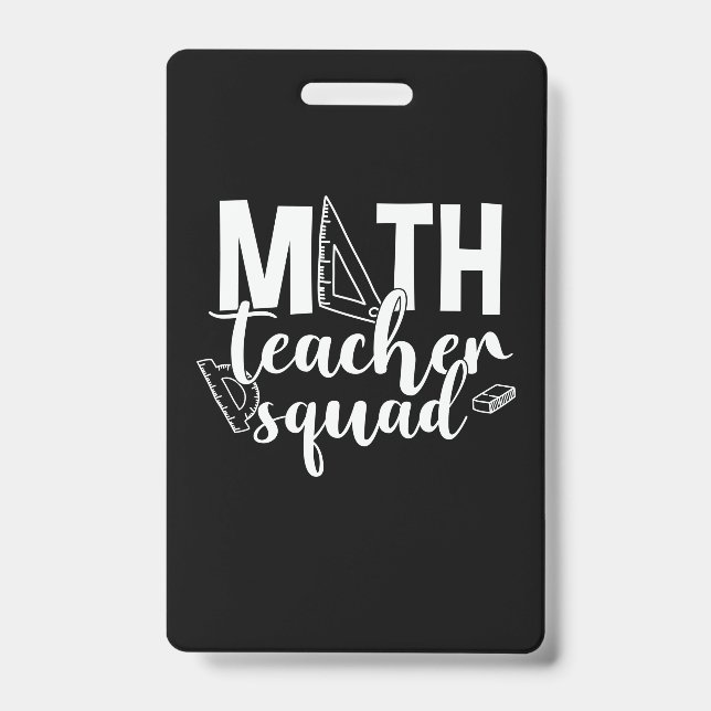 Badge Prof de maths Prof de maths Squad (Avant)