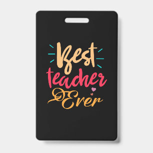 Badge Professeur Art Meilleur enseignant