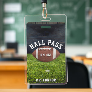 Badge Professeur de gym de football américain Élève Lais