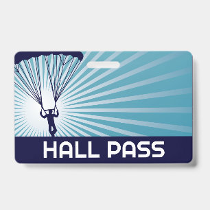 Badge Professeur de parachutisme laissez-passer