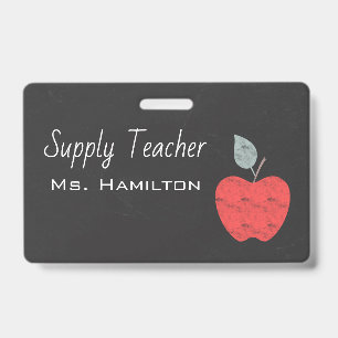 Badge Professeurs Remplacants Apple Business Personnalis
