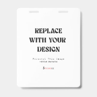 Badge Professionnel 4" x 5" ID