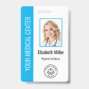 Badge Professionnel de la santé Photo personnalisée et t
