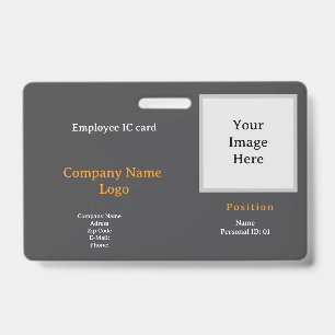 Badge professionnel – Moderne