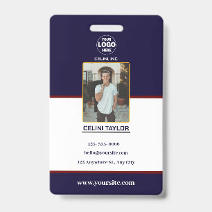 Badge Professionnel: Personnalisez avec Votre Phot