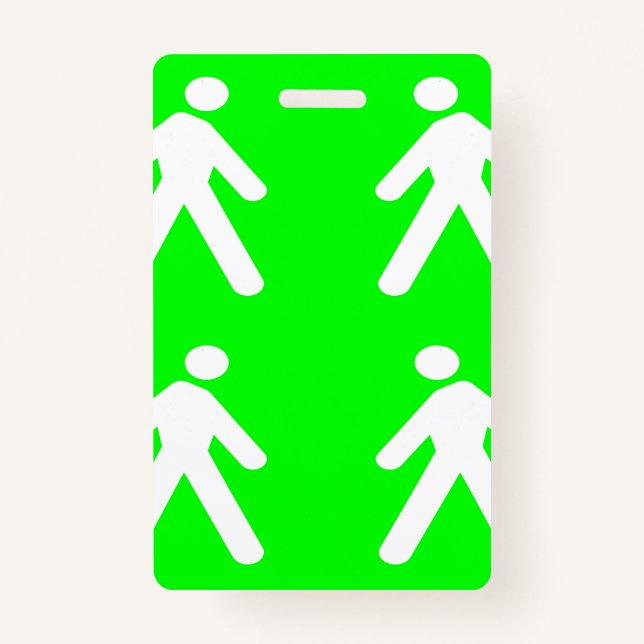 Badge Promenez-vous dans le vert (Devant)