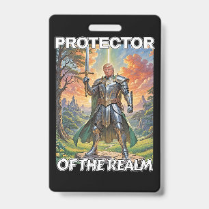 Badge Protecteur du royaume - Président Trump