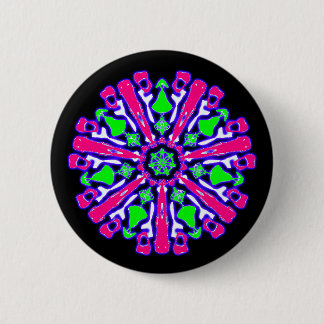 Badge psychédélique coloré n°4