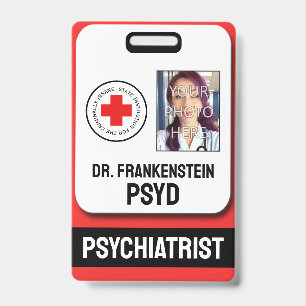 Badge Psychiatre Faux Pour Insigne Criminel