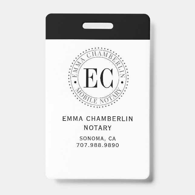 Badge Publique mobile (Avant)