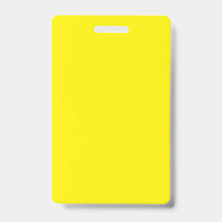 Badge Puerto Paz - Carte de pénalité de conduite (jaune)