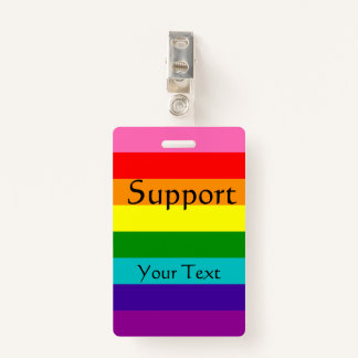 Badge Rainbow, Gay et sympathisants